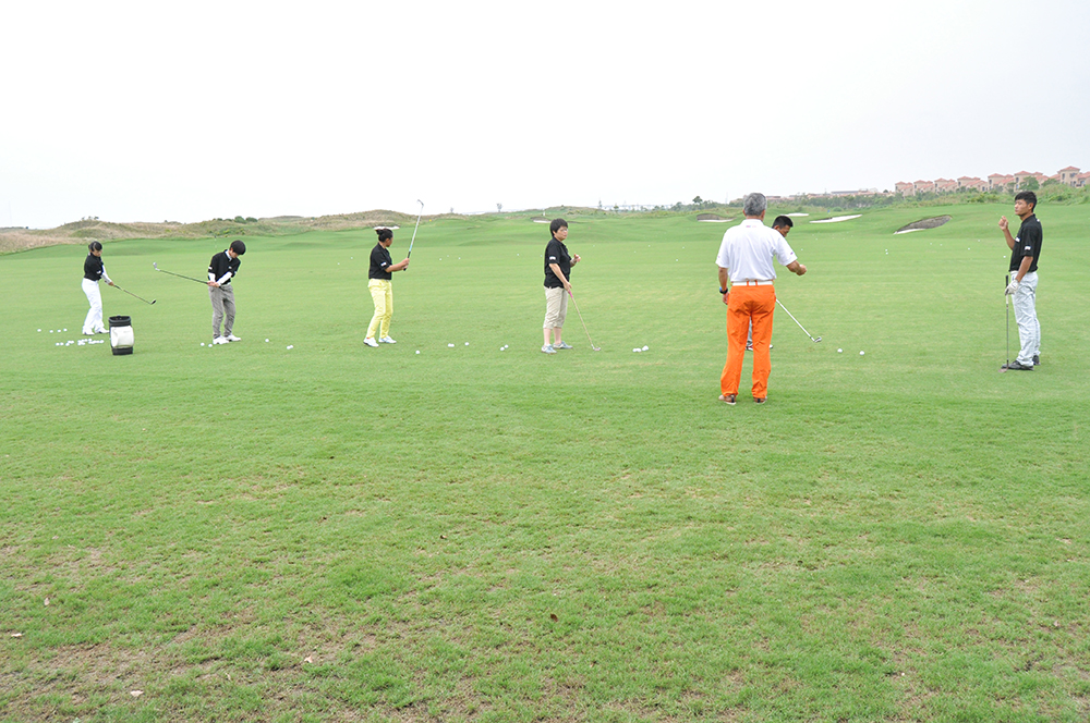 USGTF-2014崇明岛览海国际高尔夫俱乐部培训班